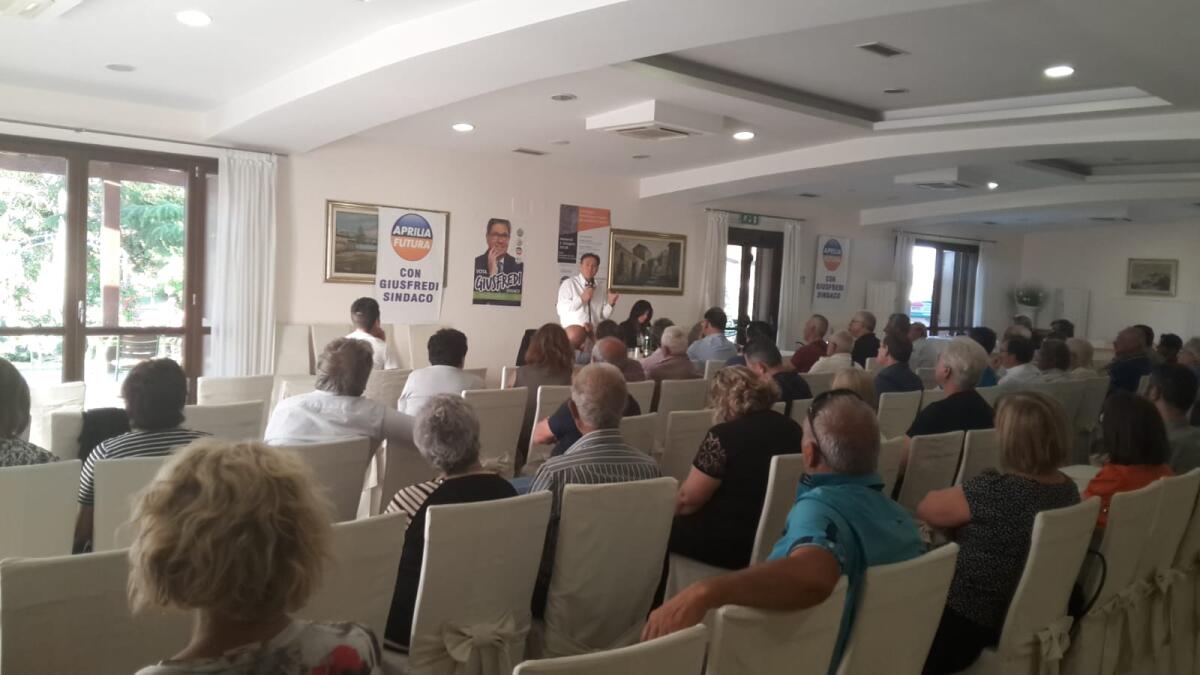 APRILIA – Il candidato sindaco Giusfredi: “un nuovo piano regolatore a cubatura zero”. - 