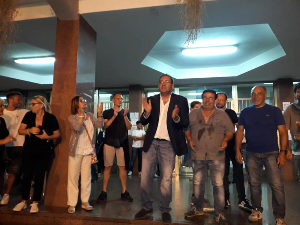 Antonio Terra sindaco di Aprilia, avvenuta la proclamazione. - 