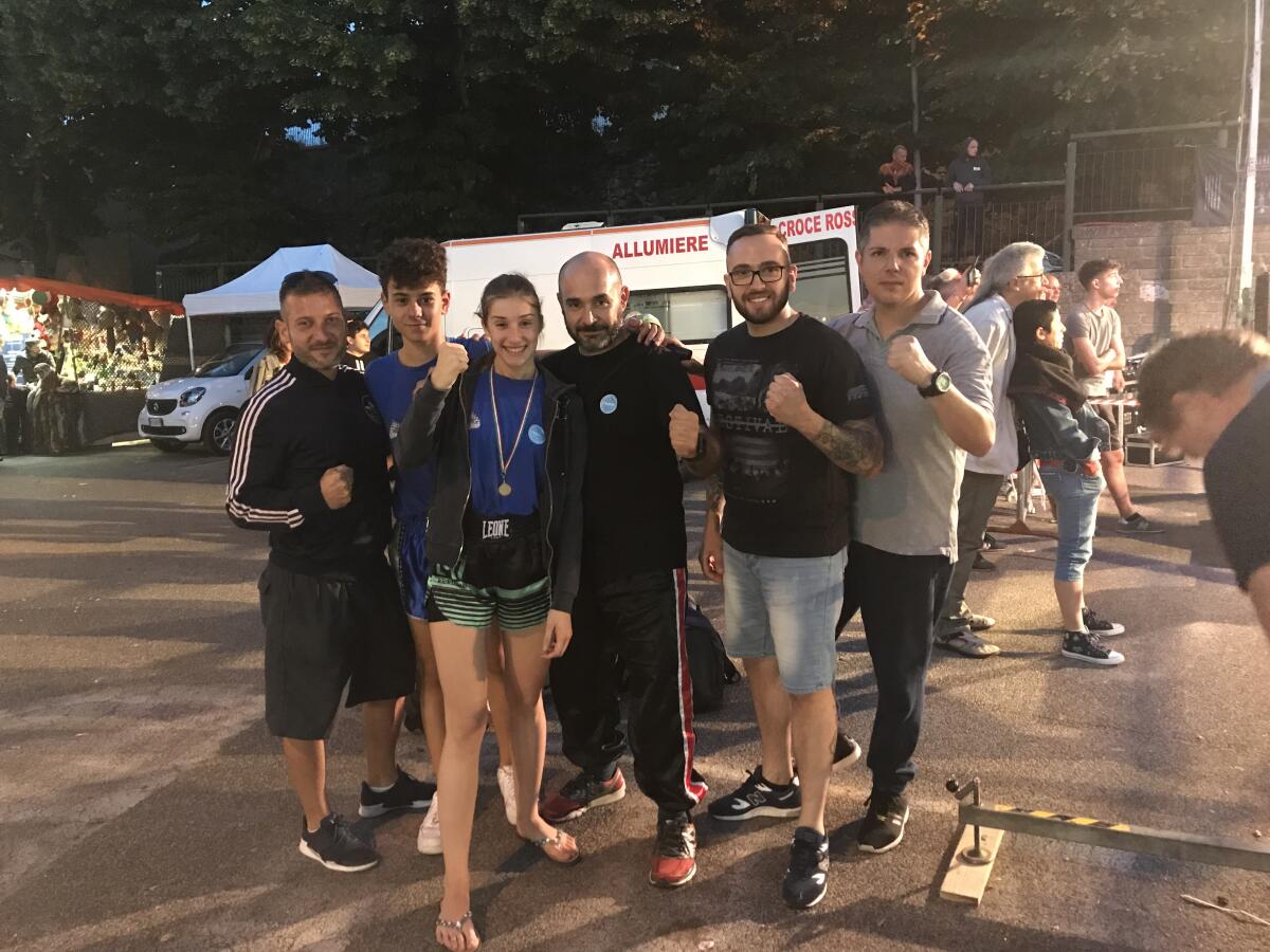 Bellissima vittoria ad Allumiere per Dyana  Ceccaroli della Muay Thai Taxi Team di Aprilia - 
