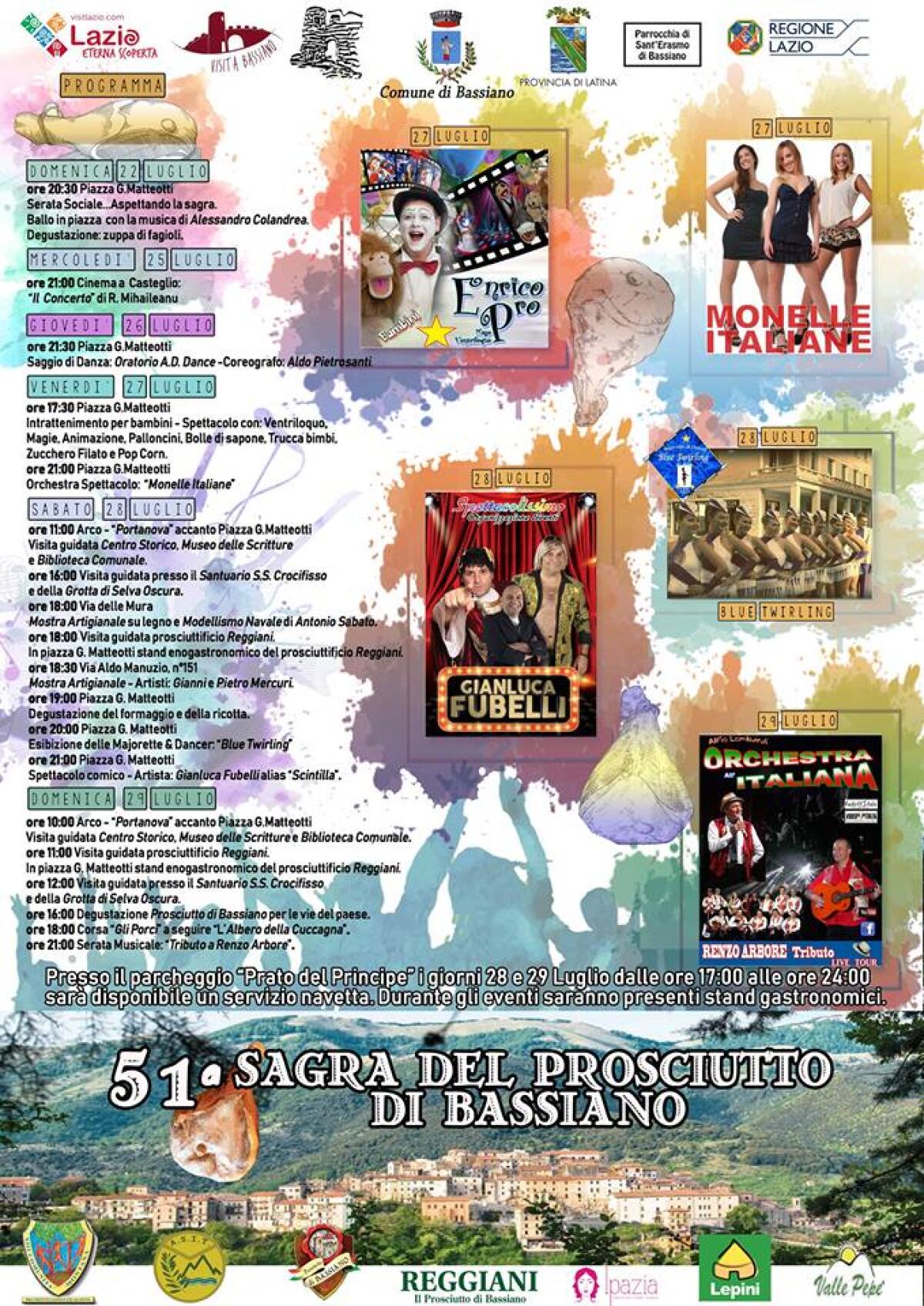 Sagra del prosciutto a Bassiano: eventi e gastronomia - 