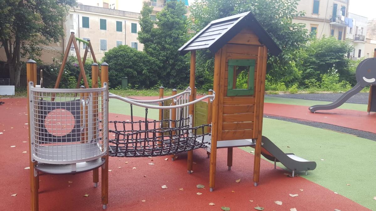 Anzio - Un nuovo parco giochi a Villa Adele - 