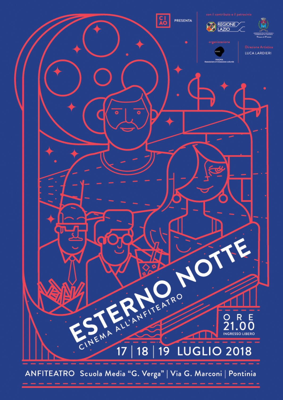 A Pontinia a fine luglio si svolge "Esterno Notte - Cinema all'anfiteatro" - 