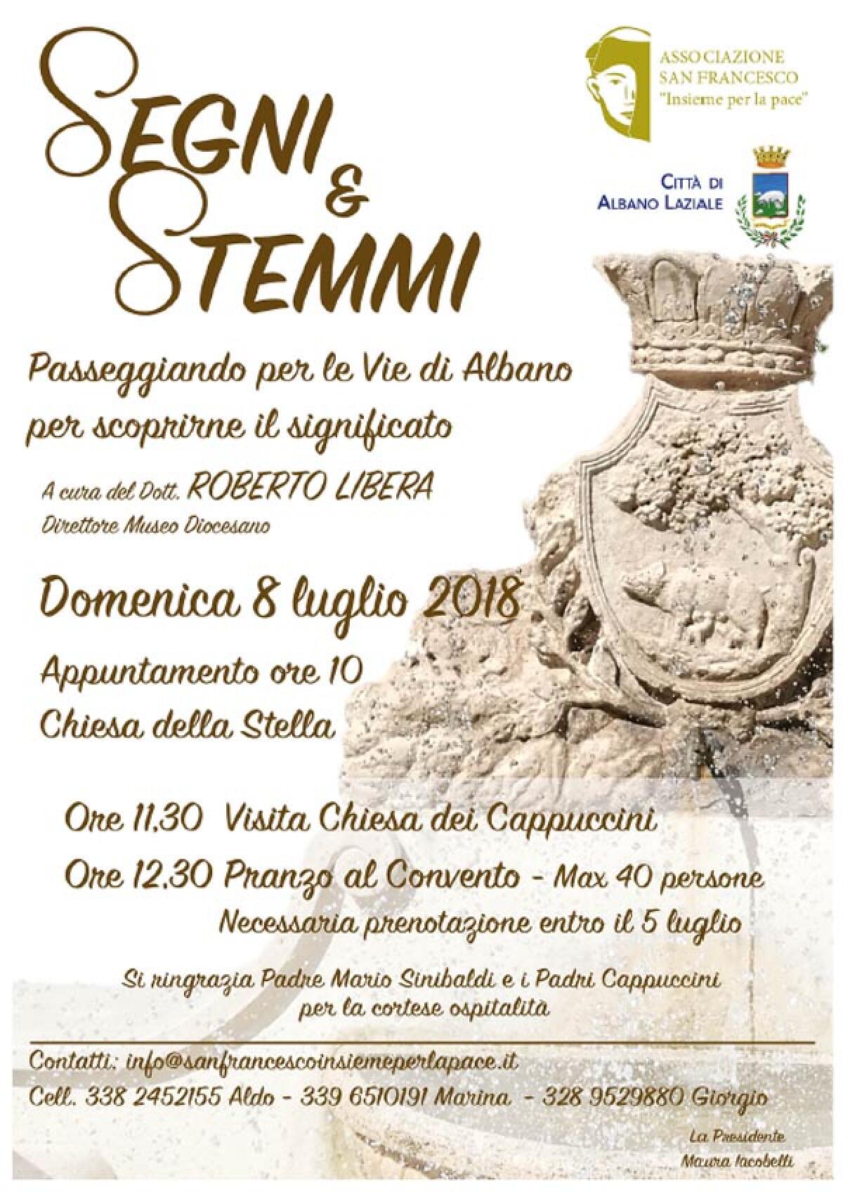 Segni e Stemmi passeggiando per Albano - 
