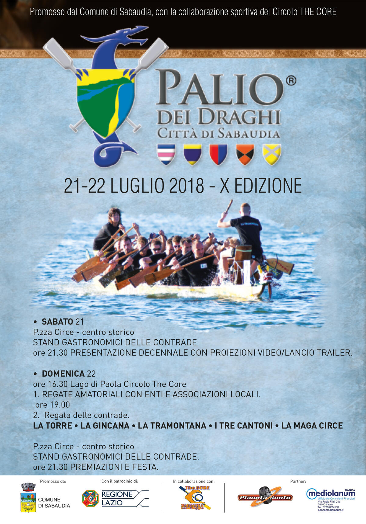 A Sabaudia torna il Palio dei Draghi - 