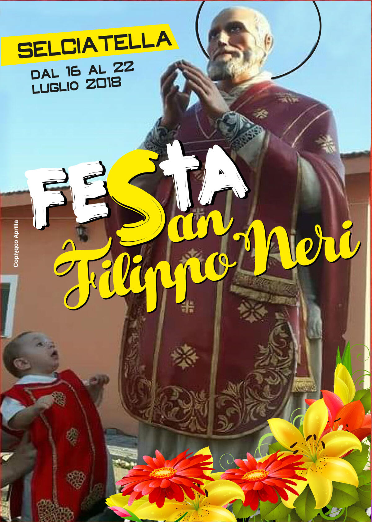 Aprilia - Al quartiere Selciatella si festeggia San Filippo Neri, IL PROGRAMMA - 