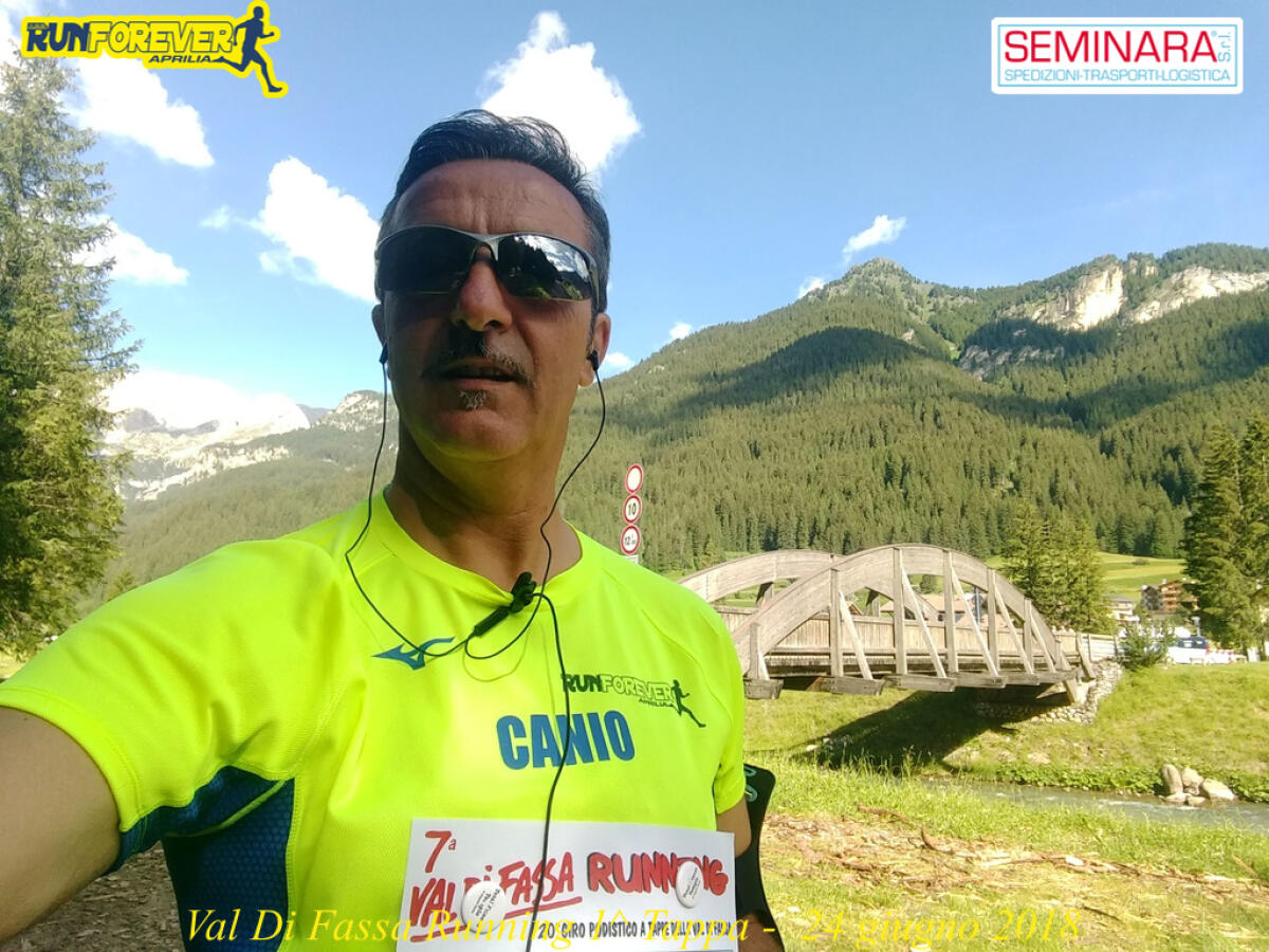 Canio Martinelli di Aprilia alla Val di Fassa Running - 