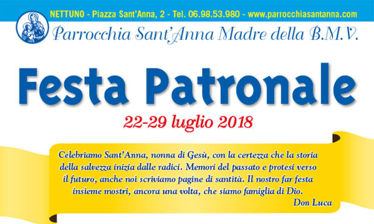 A Nettuno si celebra la Festa per Sant'Anna - 