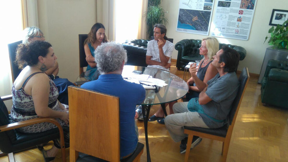 Naufragio a Rio Martino, il Sindaco di Latina, Coletta, incontra la velista svedese Marika Ljungkvist. - 