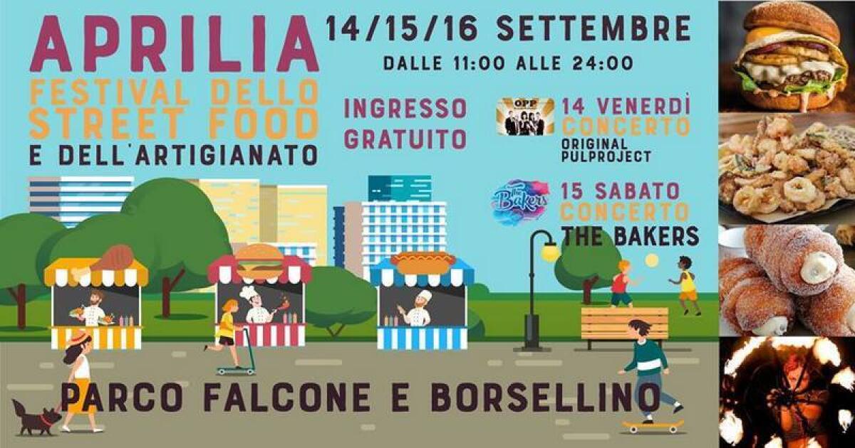 "Festival dello Street Food" questo fine settimana ad Aprilia: ottimo cibo, relax e divertimento. - 