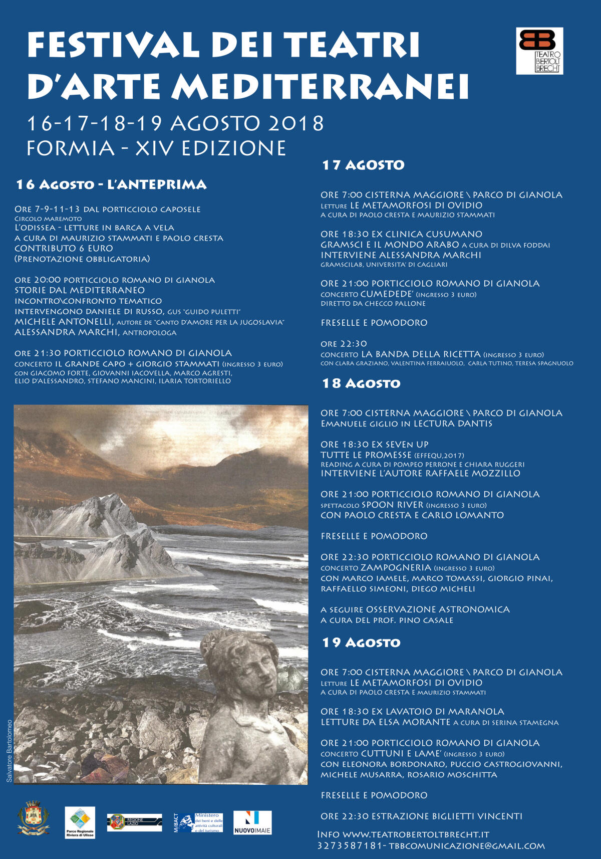 A Formia la 14esima edizione del “Festival dei Teatri d’Arte Mediterranei”. - 