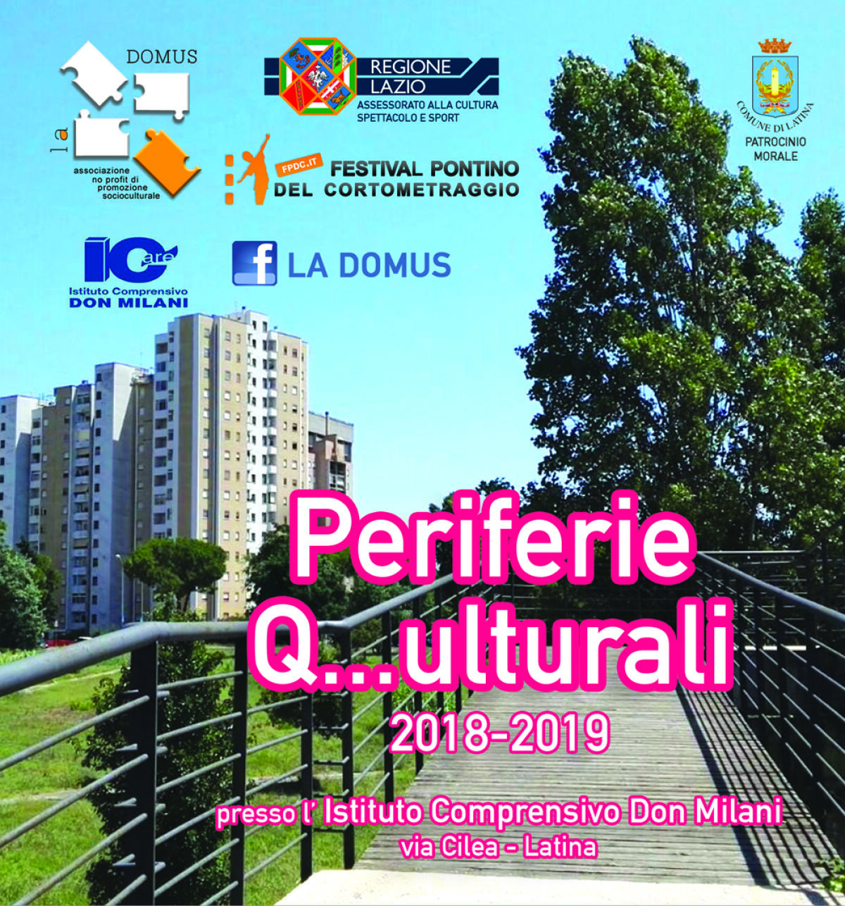 “Periferie Q...ulturali”: a Latina prende il via il progetto dell’associazione “La Domus”. - 
