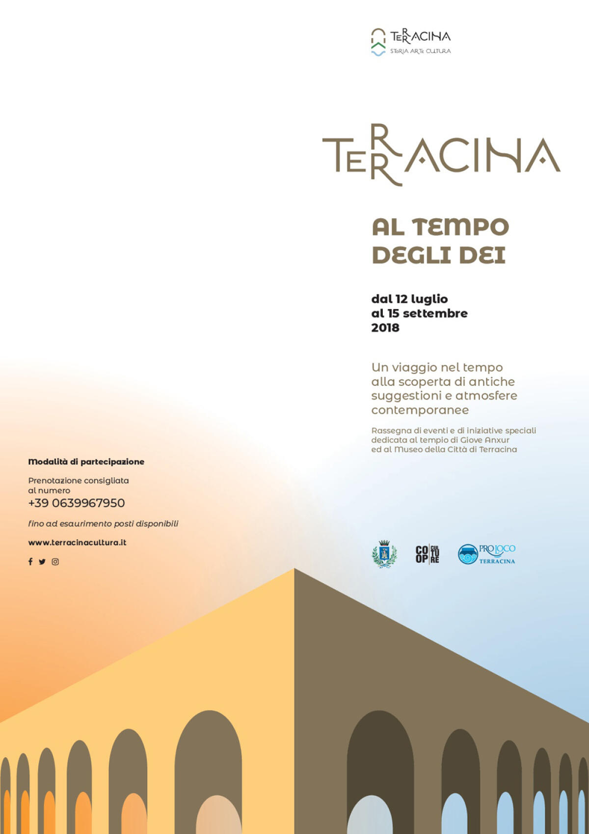 “Terracina al Tempo degli Dei”: teatro, aperitivi al tramonto e visite notturne. - 