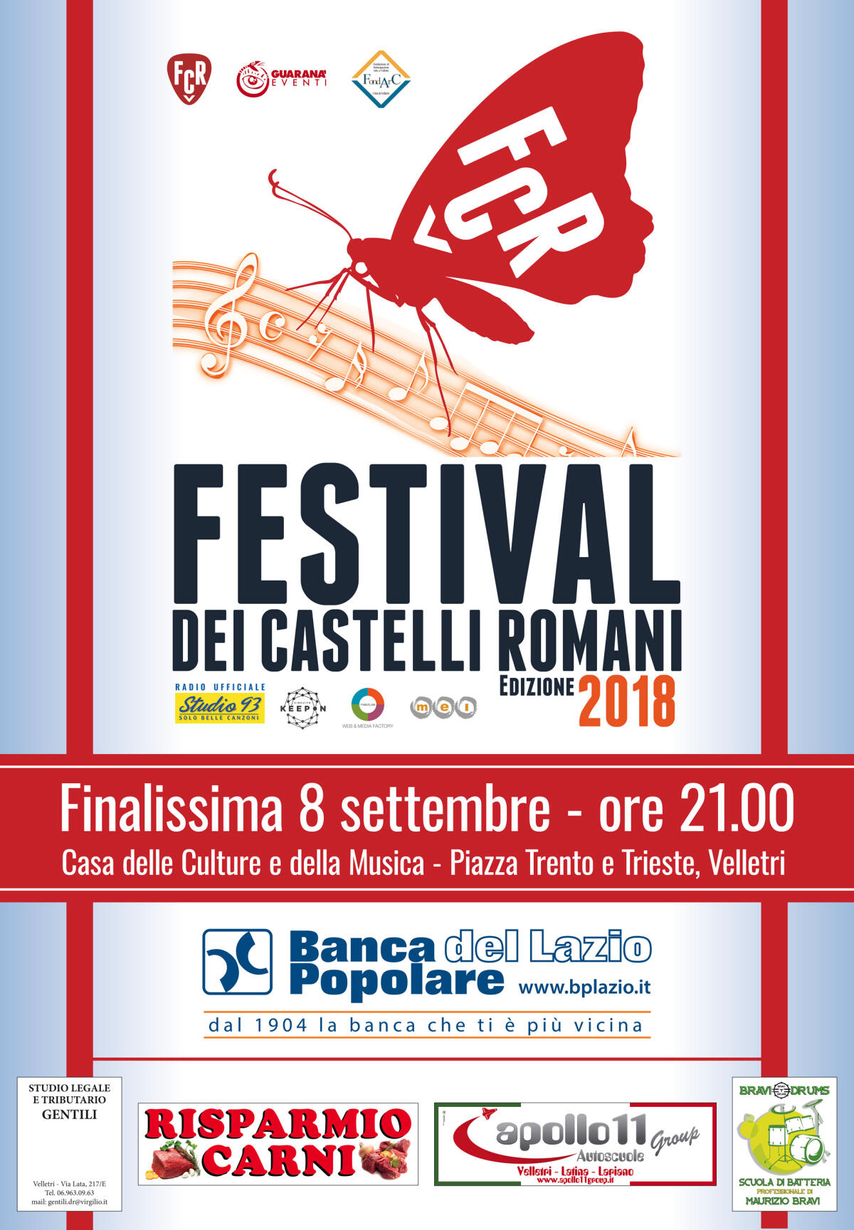 Cresce l'attesa per il Festival dei Castelli Romani, appuntamento all'8 settembre - 