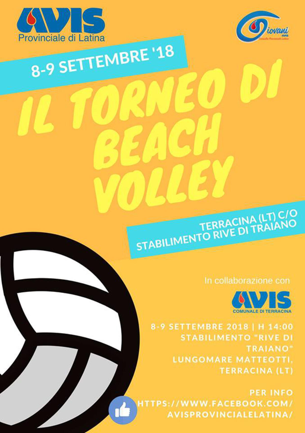 Torneo di Beach Volley a Terracina organizzato dall’Avis Provinciale di Latina. - 