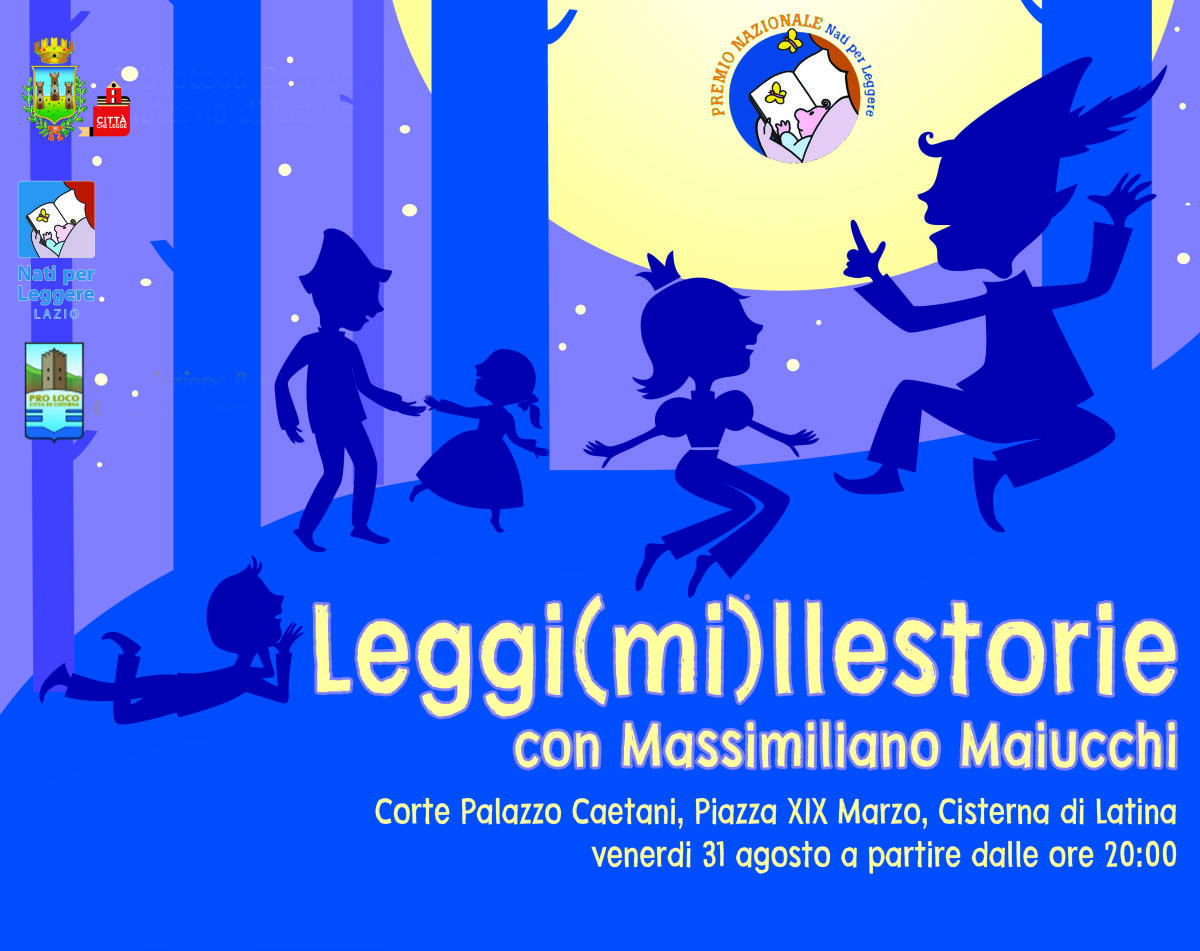 CISTERNA - “Leggi(mi)llestorie” questo venerdì con Massimiliano Maiucchi. - 