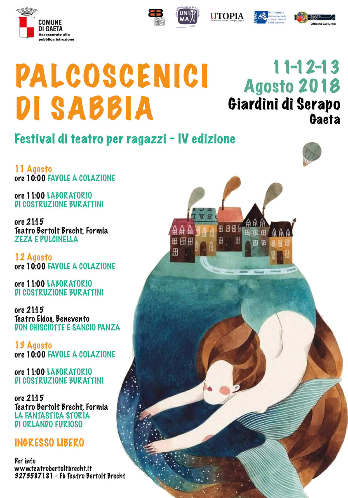“Palcoscenici di Sabbia”: a Gaeta il festival di teatro per ragazzi. - 