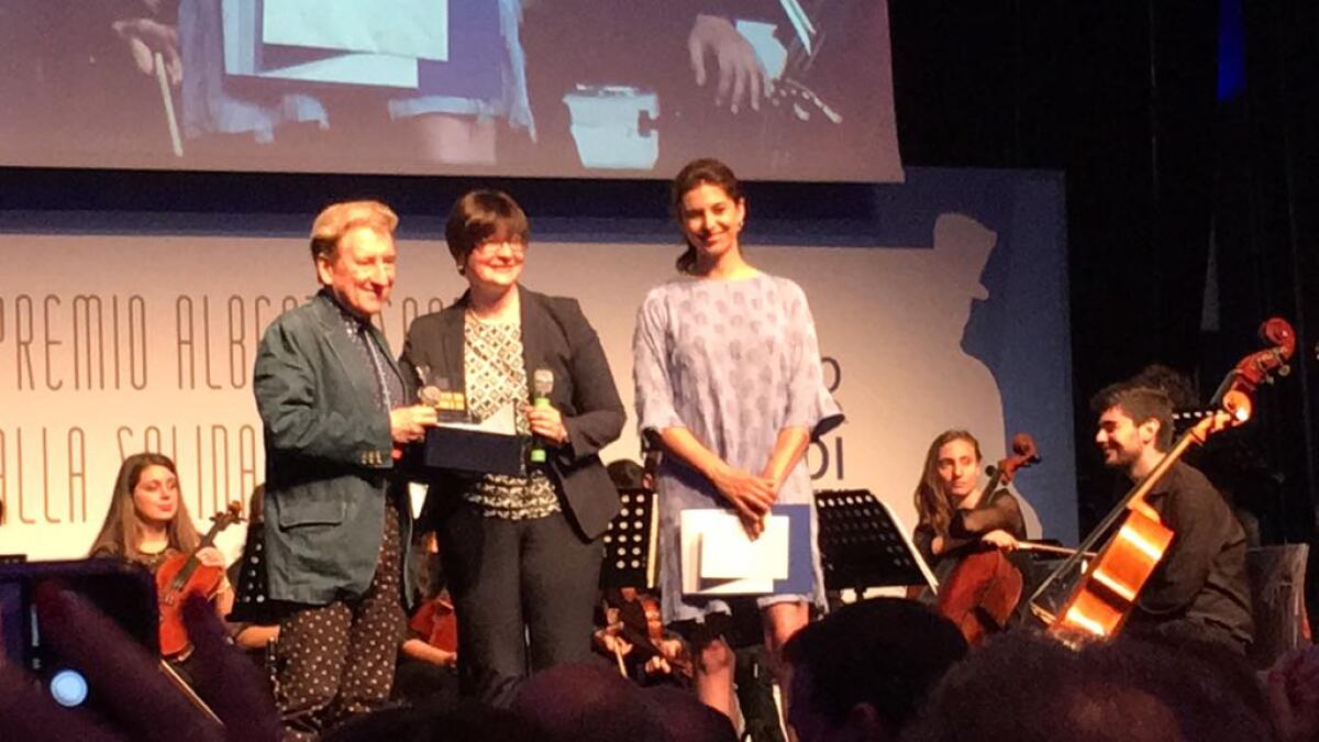 Premio Solidarietà, il riconoscimento alla dottoressa Michela Guarda - 