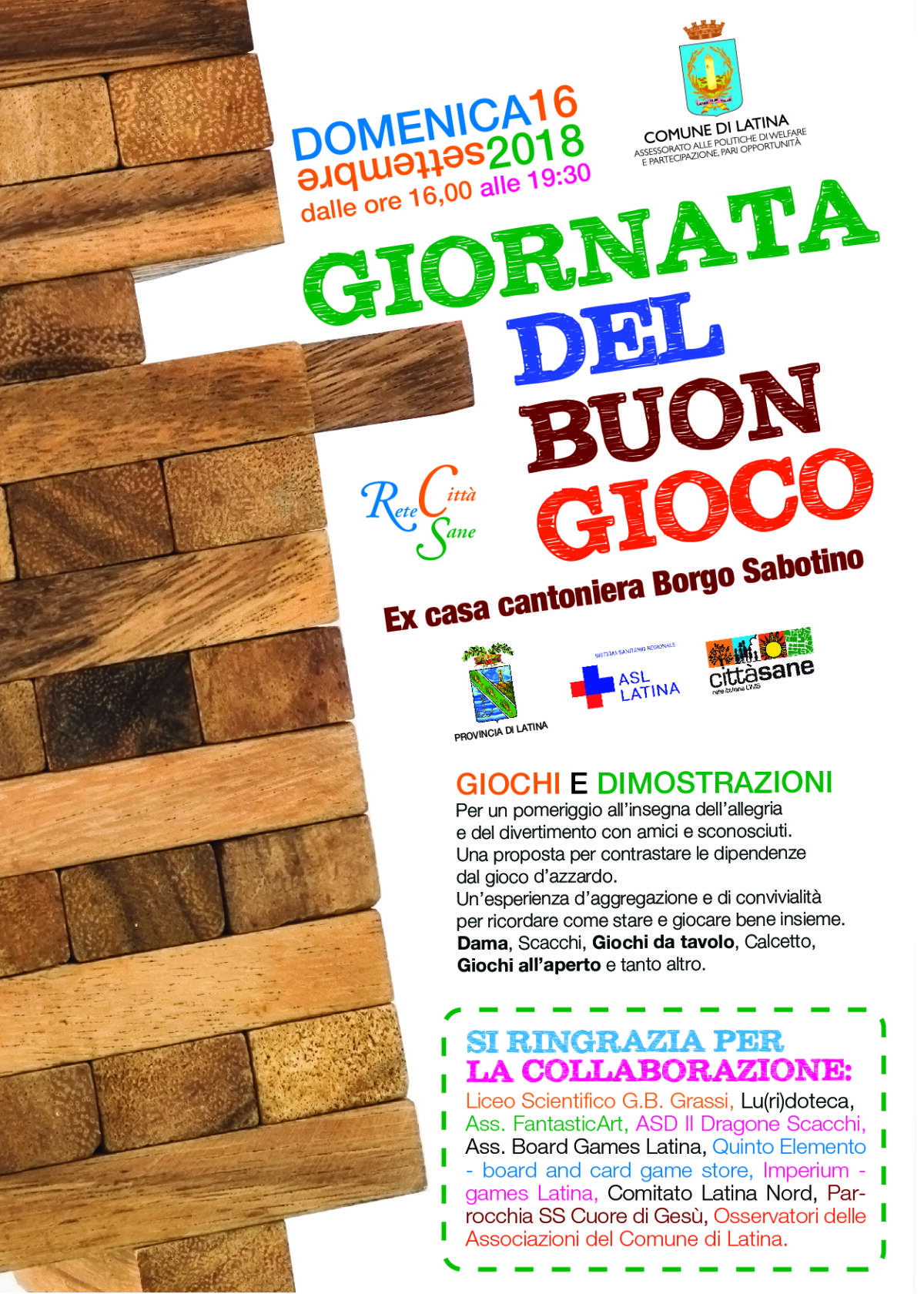 Lotta alle ludopatie, questa domenica a Latina è la Giornata del Buon Gioco - 