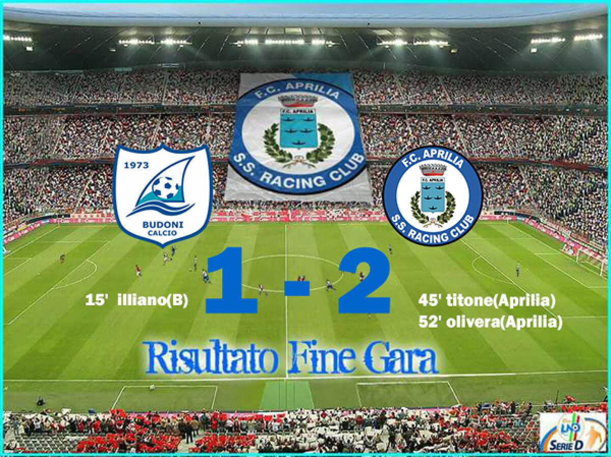 Coppa Italia di serie D: la Fc Aprilia Racing Club chiude 2-1 in casa del Budoni Calcio e passa il turno. - 