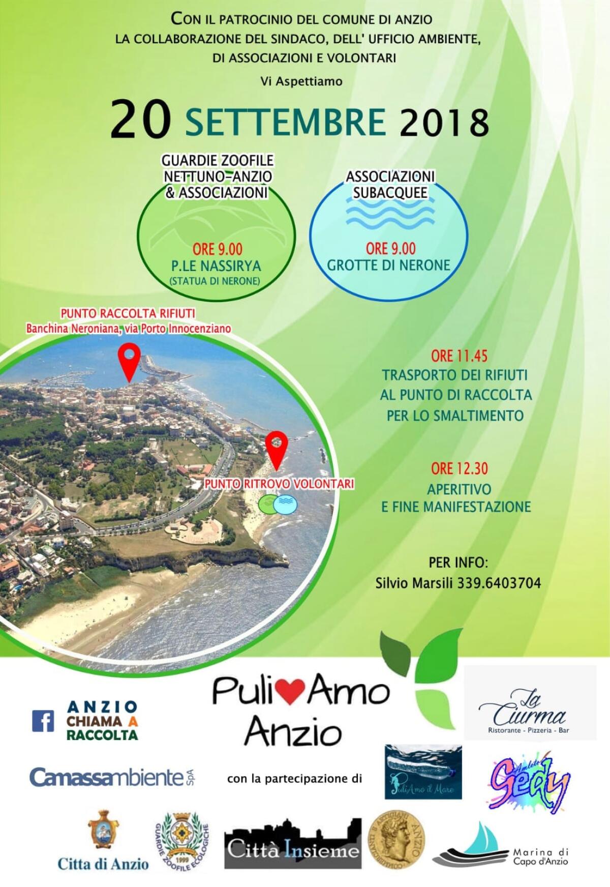 Puliamo Anzio, al lavoro per ripulire la città e le Grotte di Nerone dai rifiuti - 