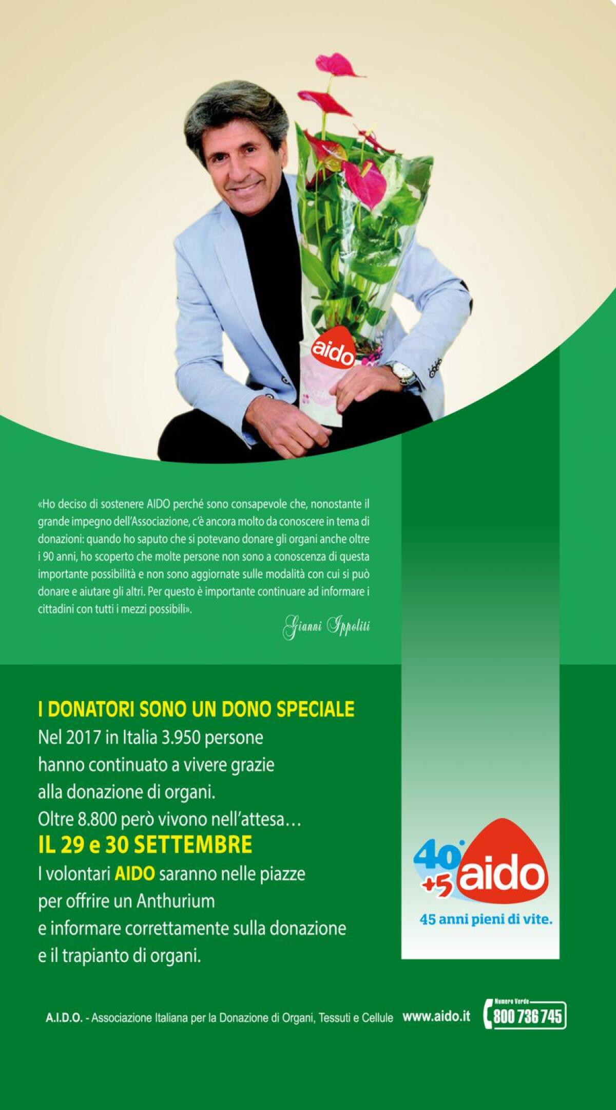 A Cisterna la campagna di AIDO "Un Anthurium per l'informazione" - 