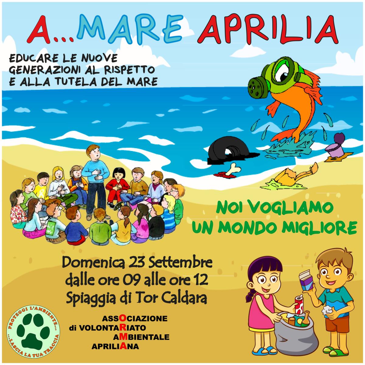 Pulizia straordinaria sulla spiaggia di Tor Caldara con l'associazione Orma di Aprilia - 