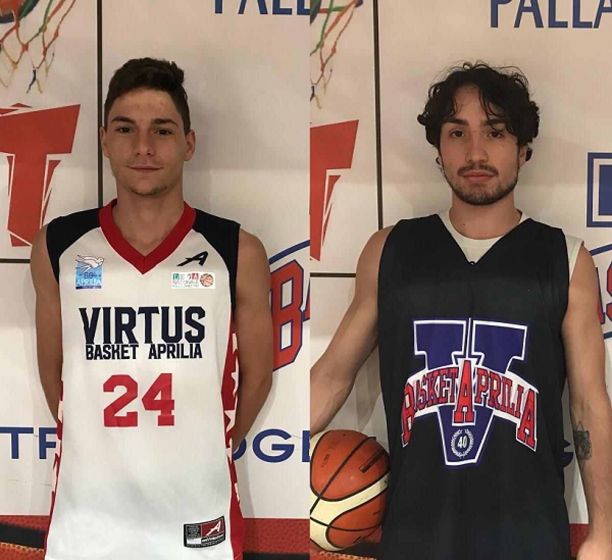 Alla Virtus Basket Aprilia 2 nuovi arrivi: Emanuele Belli ed Andrea Gabanella - 