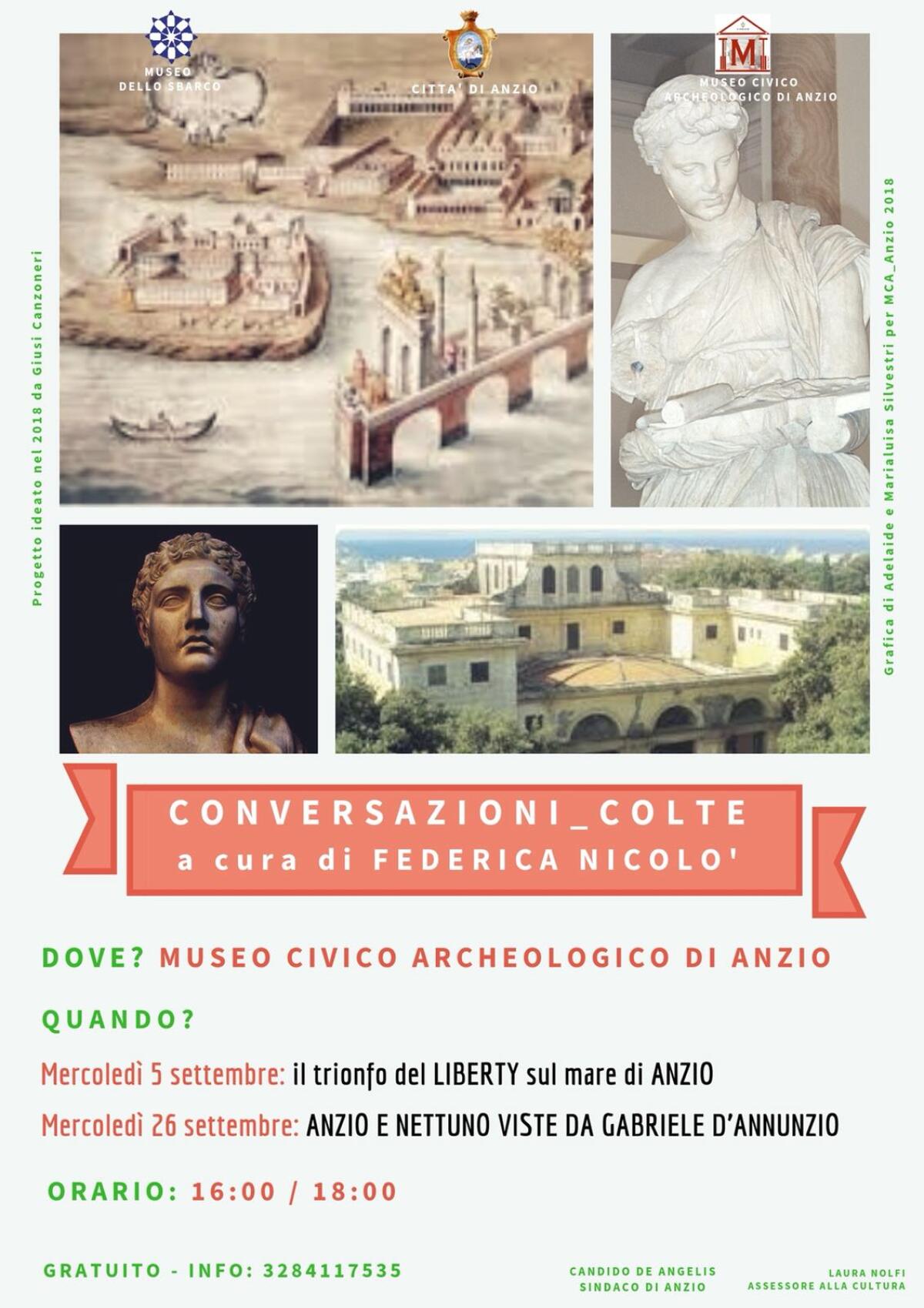 “Conversazioni Colte” al Museo Civico Archeologico di Anzio. - 