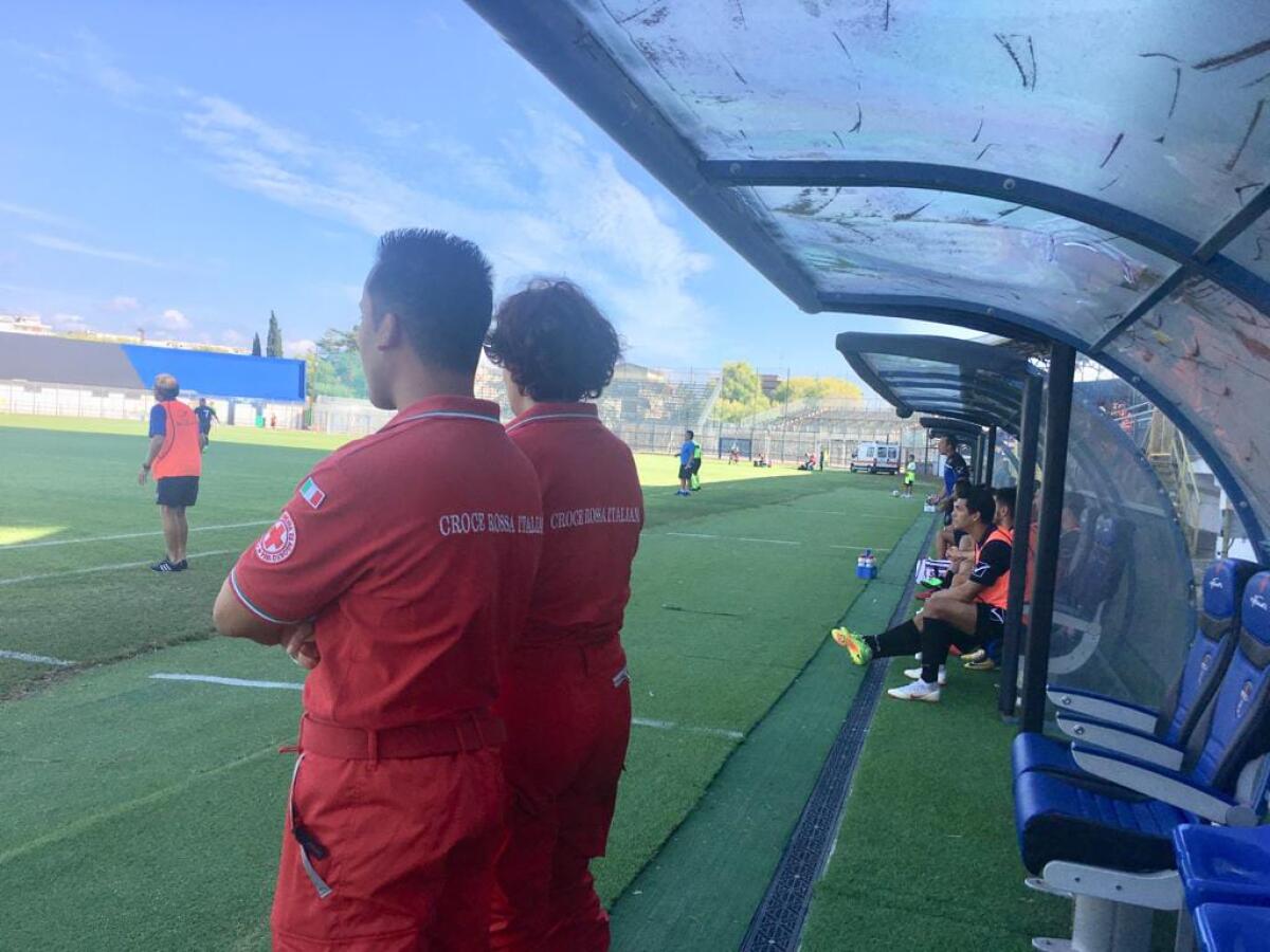 Al Comitato CRI l'assistenza sanitaria al Latina Calcio 1932 nelle partite in casa - 