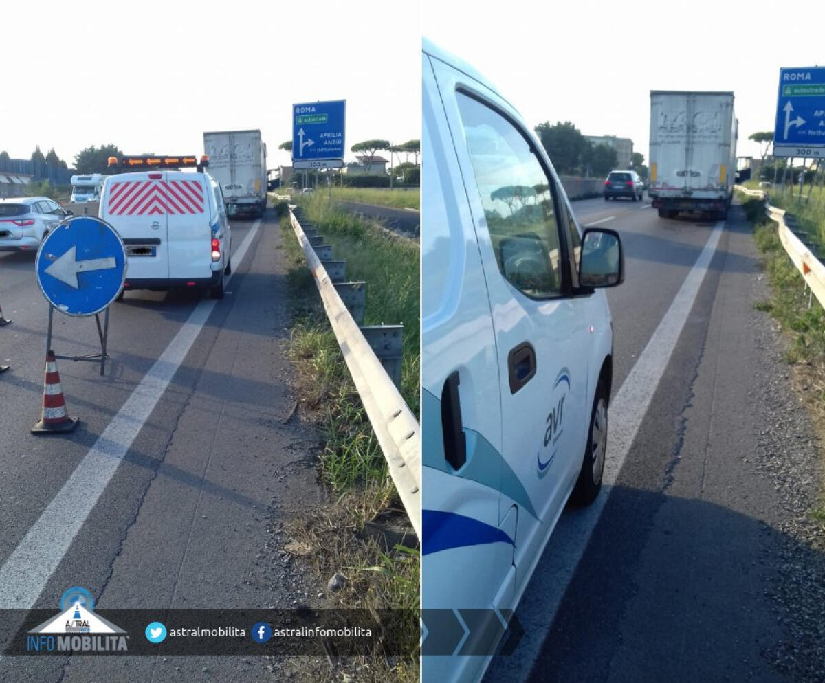 Tir in panne sulla Pontina, disagi al traffico ad Aprilia - 