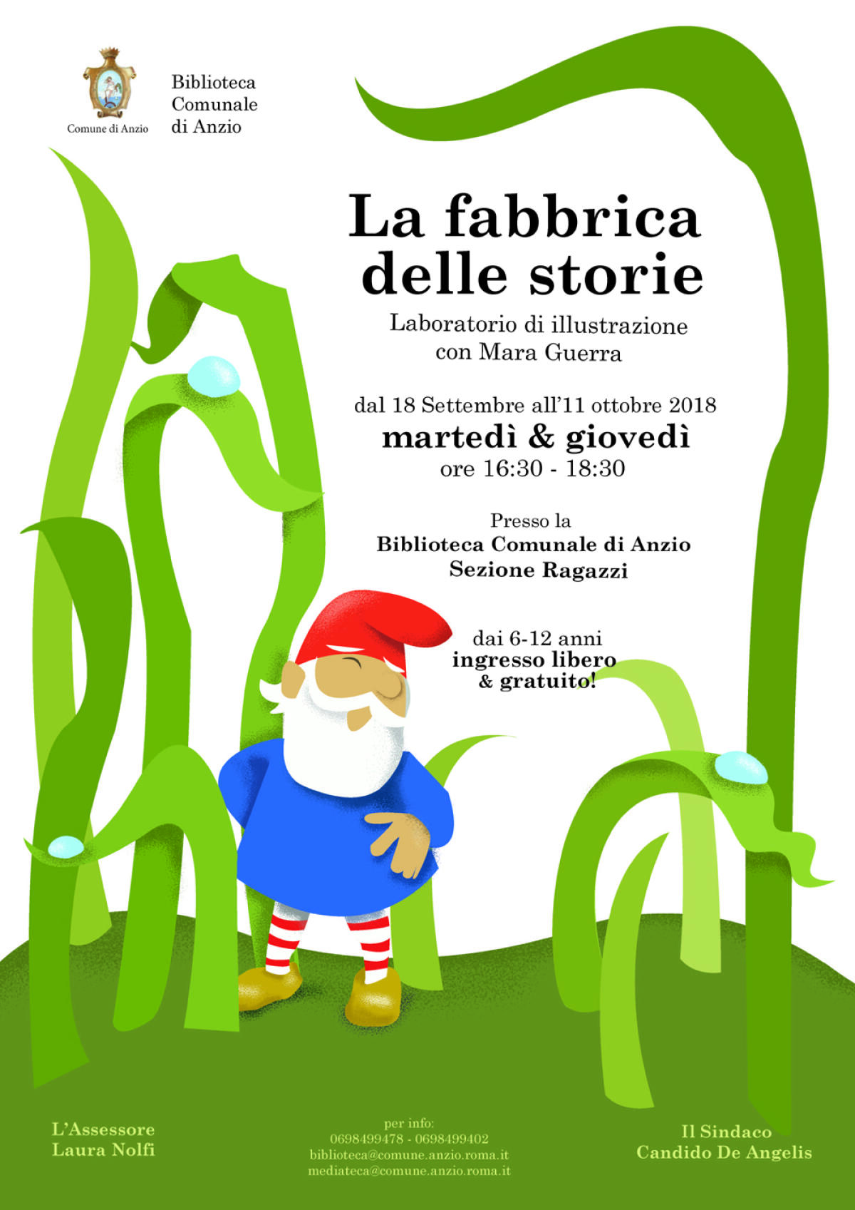Alla Biblioteca Comunale di Anzio il laboratorio di illustrazione "La fabbrica delle storie". - 