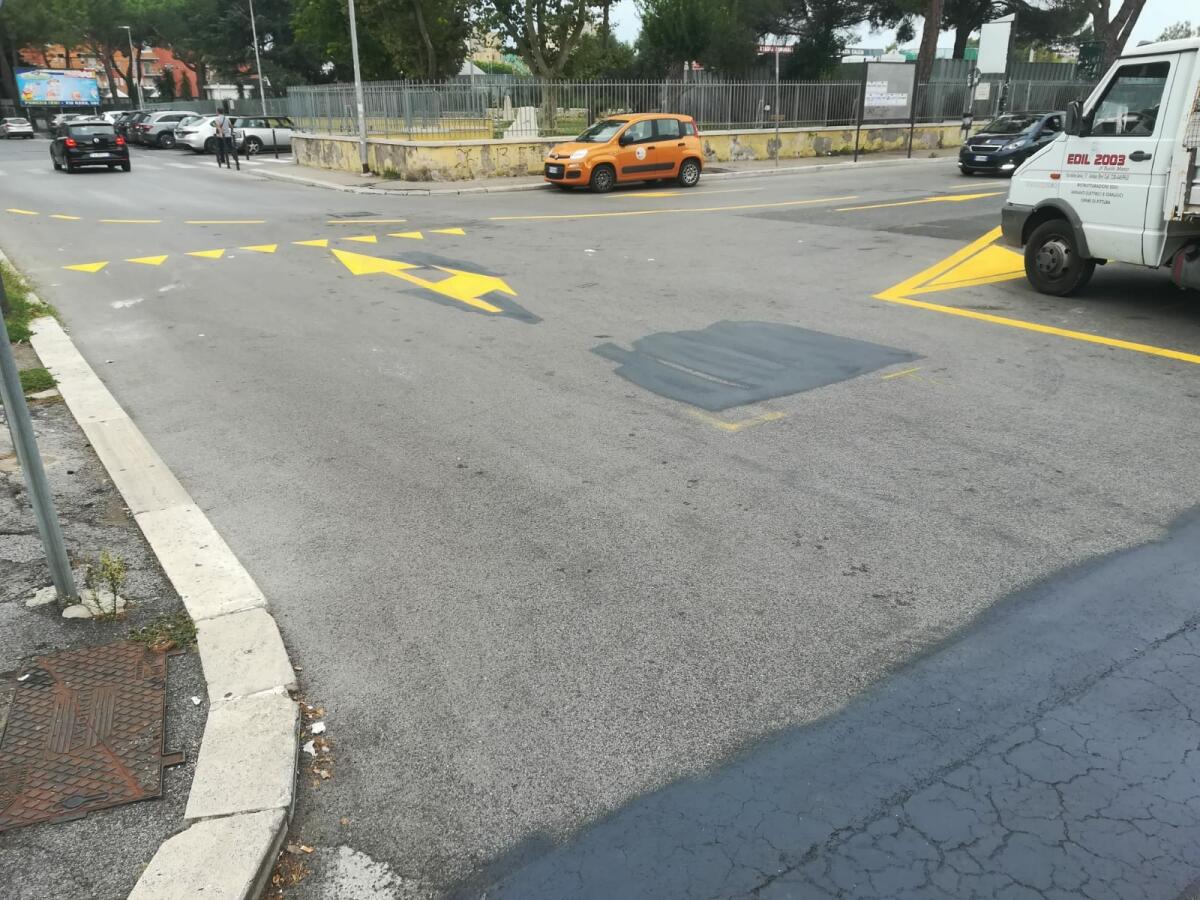 Nuova viabilità a largo Columella a Pomezia - 