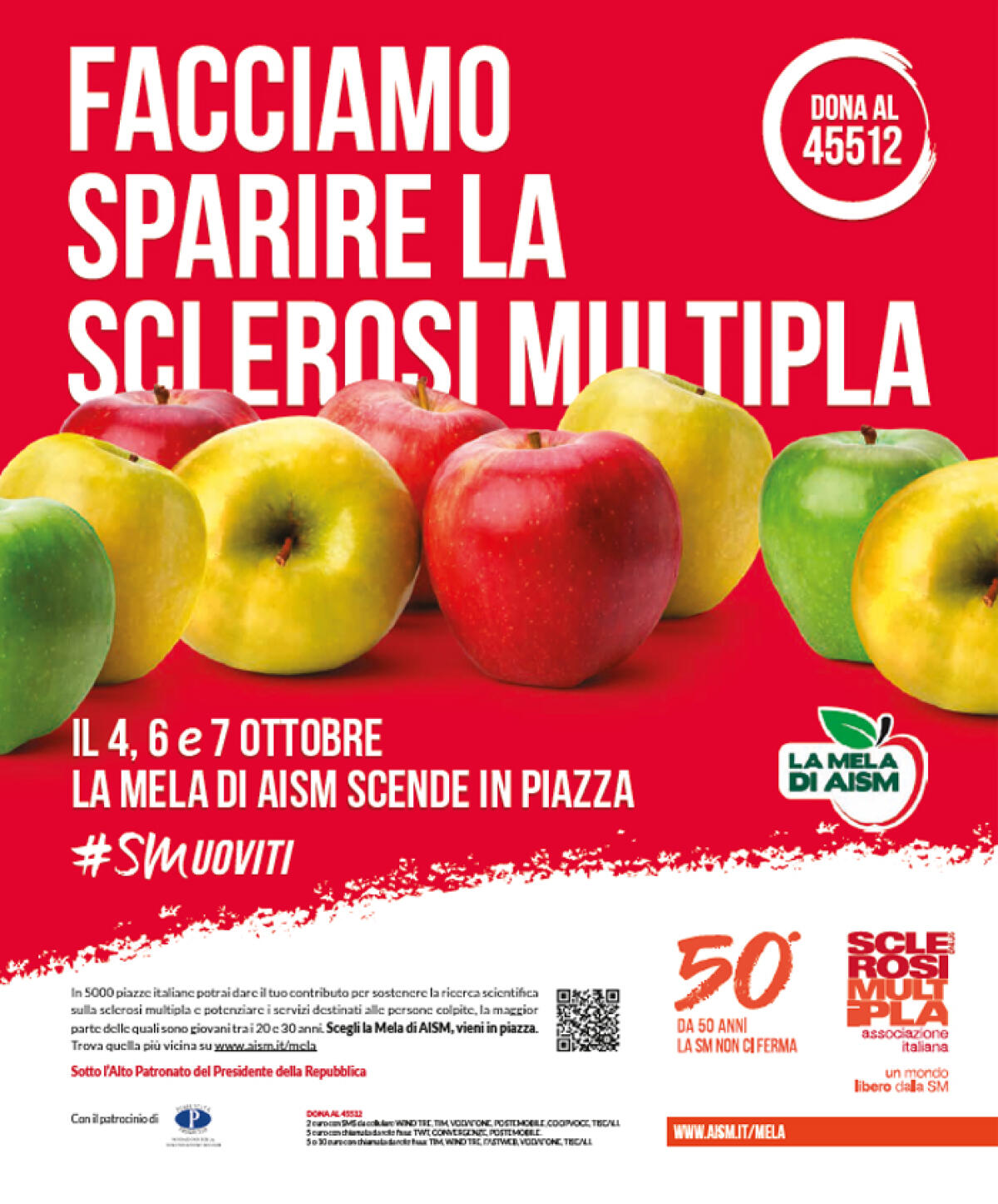 La “Mela di Aism” questo fine settimana anche in Piazza Roma, ad Aprilia. - 