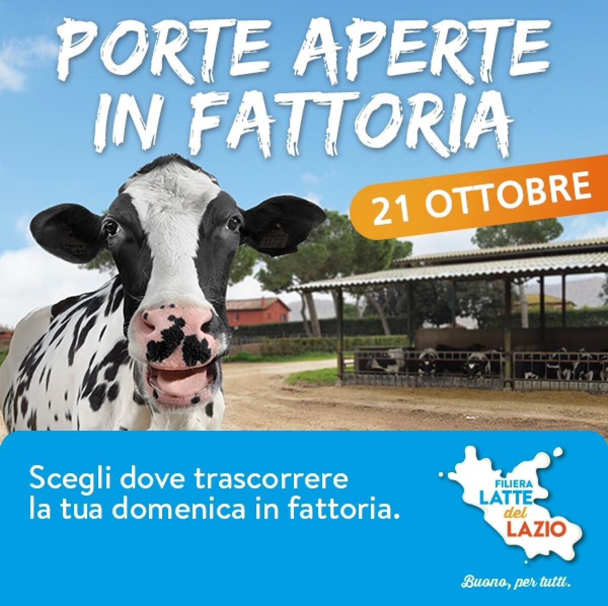 “Porte aperte in Fattoria”: giornata di Open Day della Filiera Latte del Lazio. - 