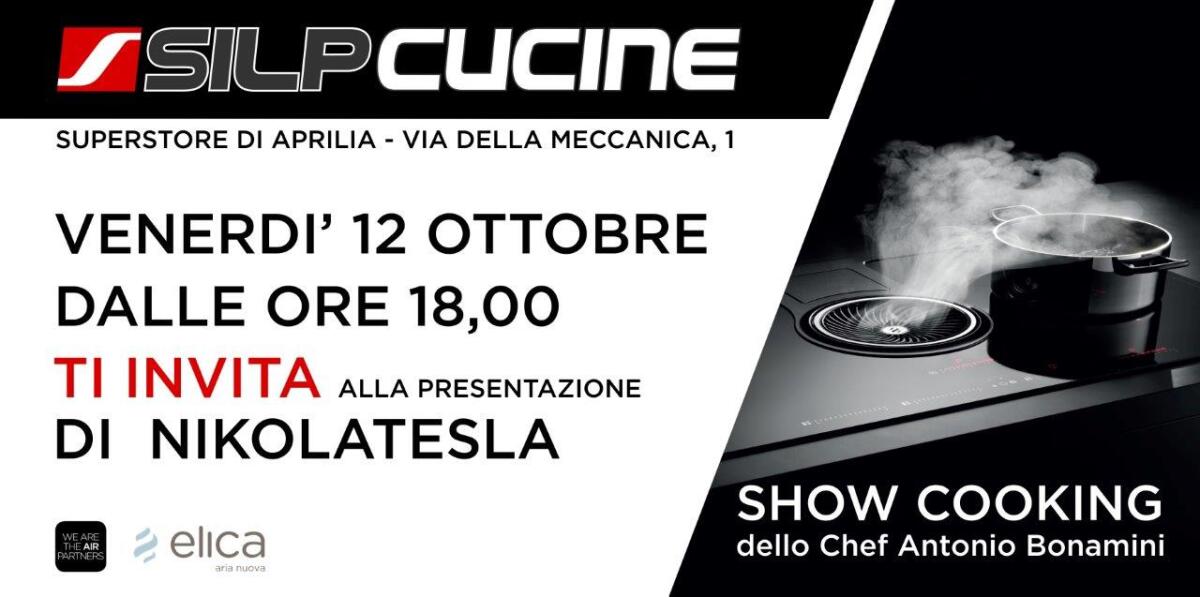Alla “Silp Cucine” di Aprilia showcooking con lo chef Antonio Bonamini. - 