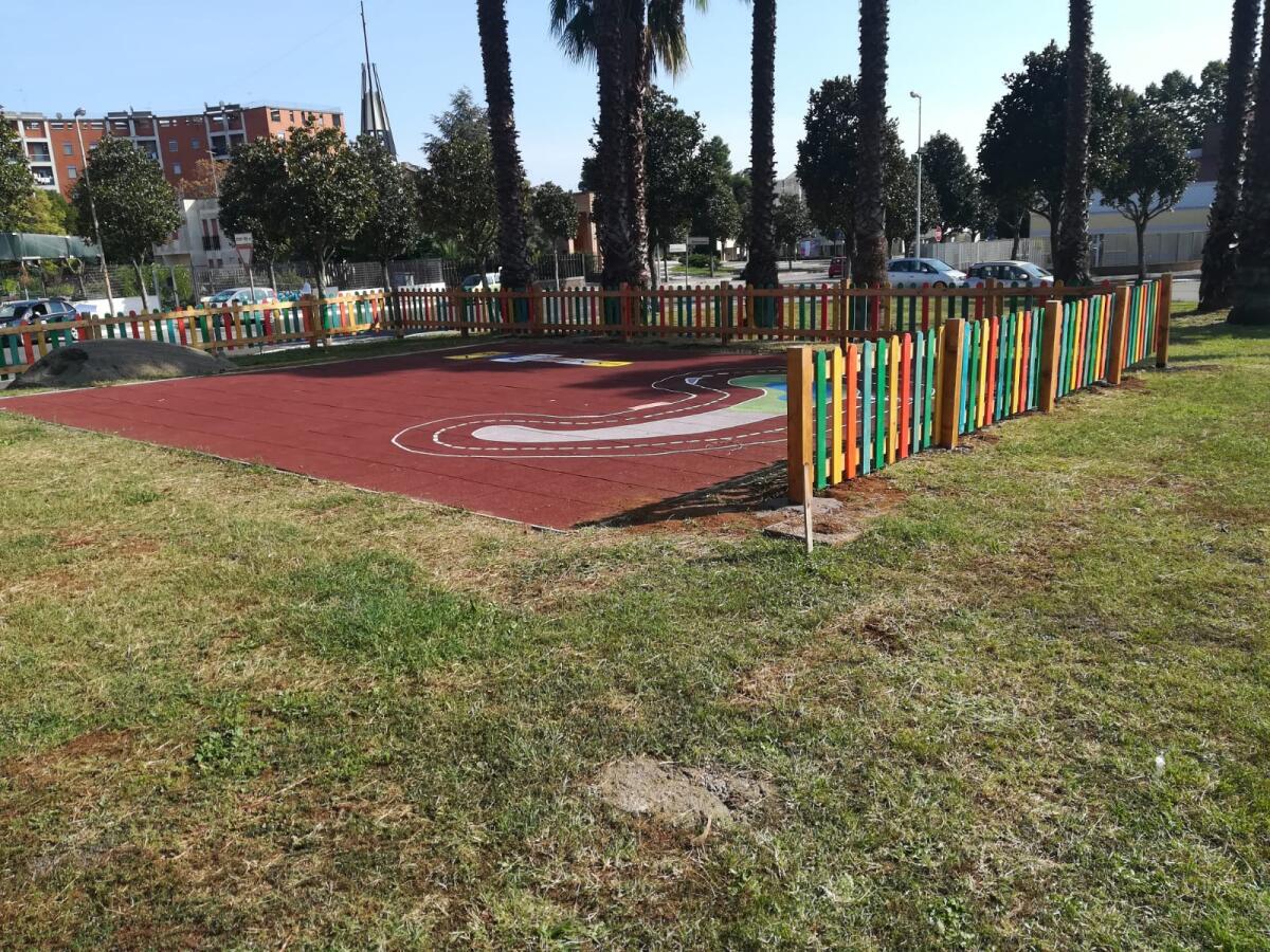 Aprilia  - Nel quartiere Agroverde nuova area giochi per i bimbi - 