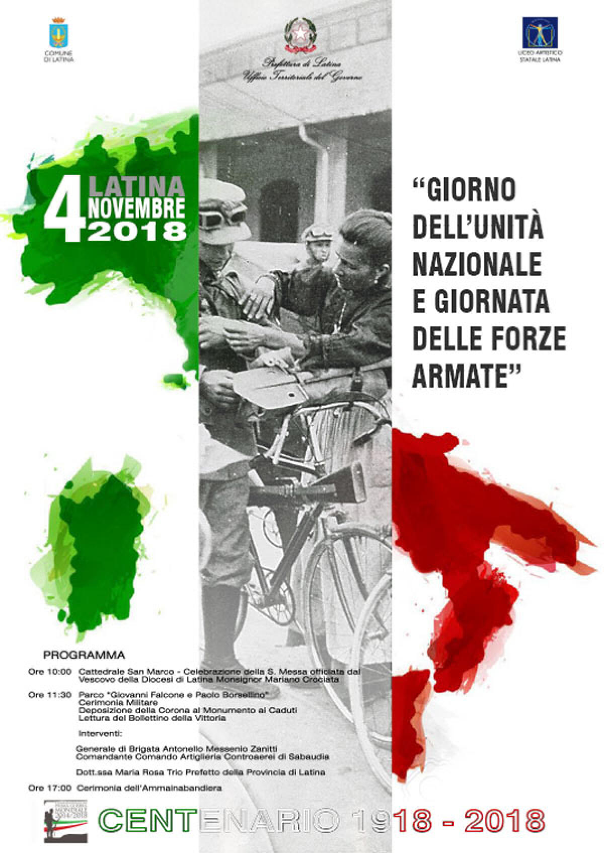 Questa domenica a Latina le celebrazioni per il Giorno dell’Unità d’Italia e delle Forze Armate. - 