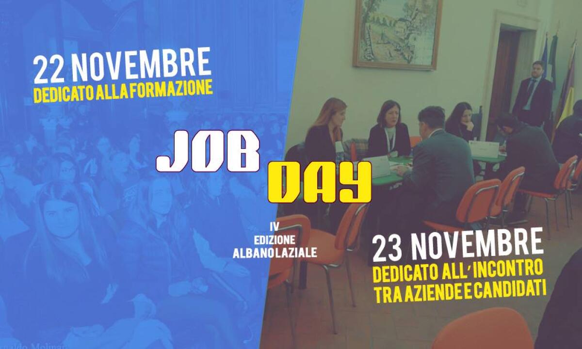 Job day ad Albano il 22 e il 23 novembre - 