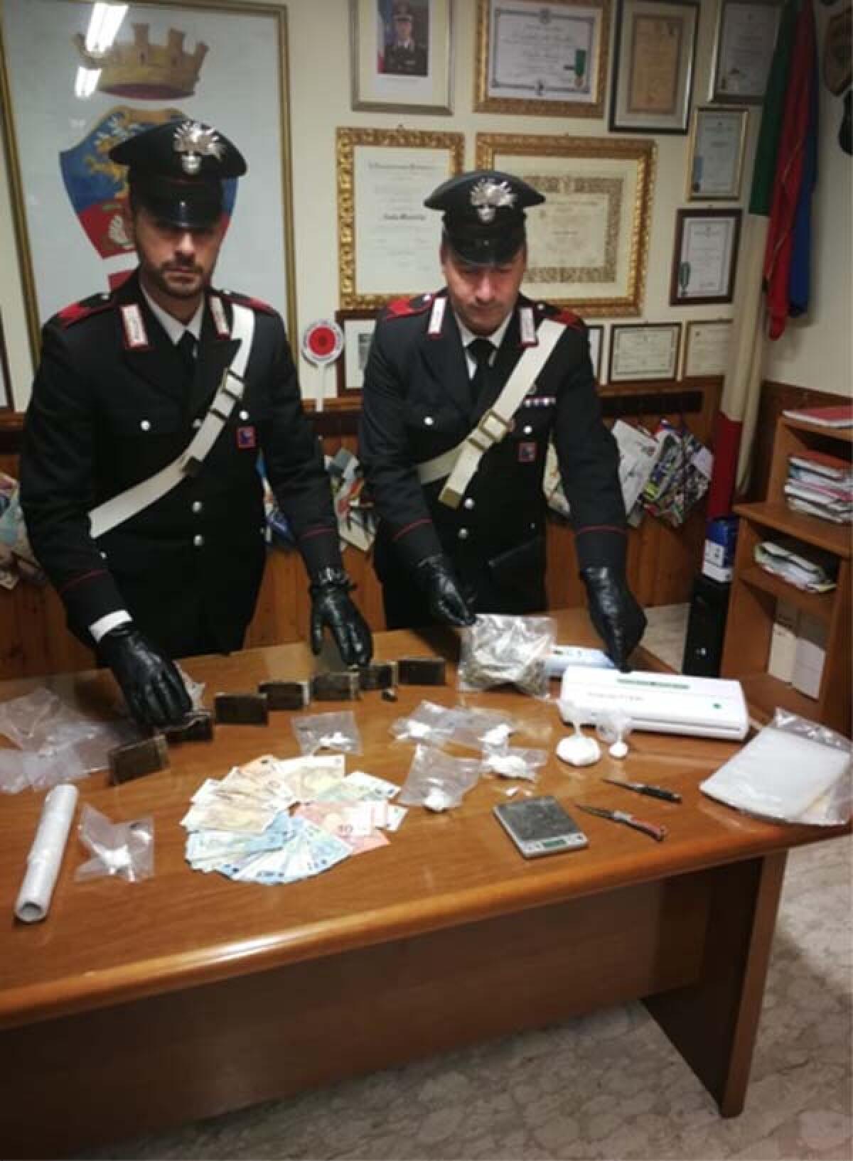 Deteneva quasi un chilo di droga: 25enne di Fondi arrestato dai Carabinieri. - 