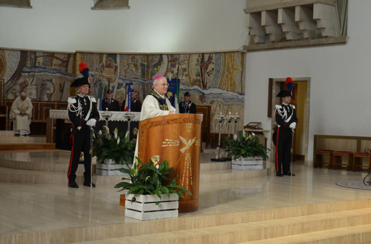 “Virgo Fidelis”, patrona dell'Arma: funzione religiosa alla cattedrale di San Marco, a Latina. - 