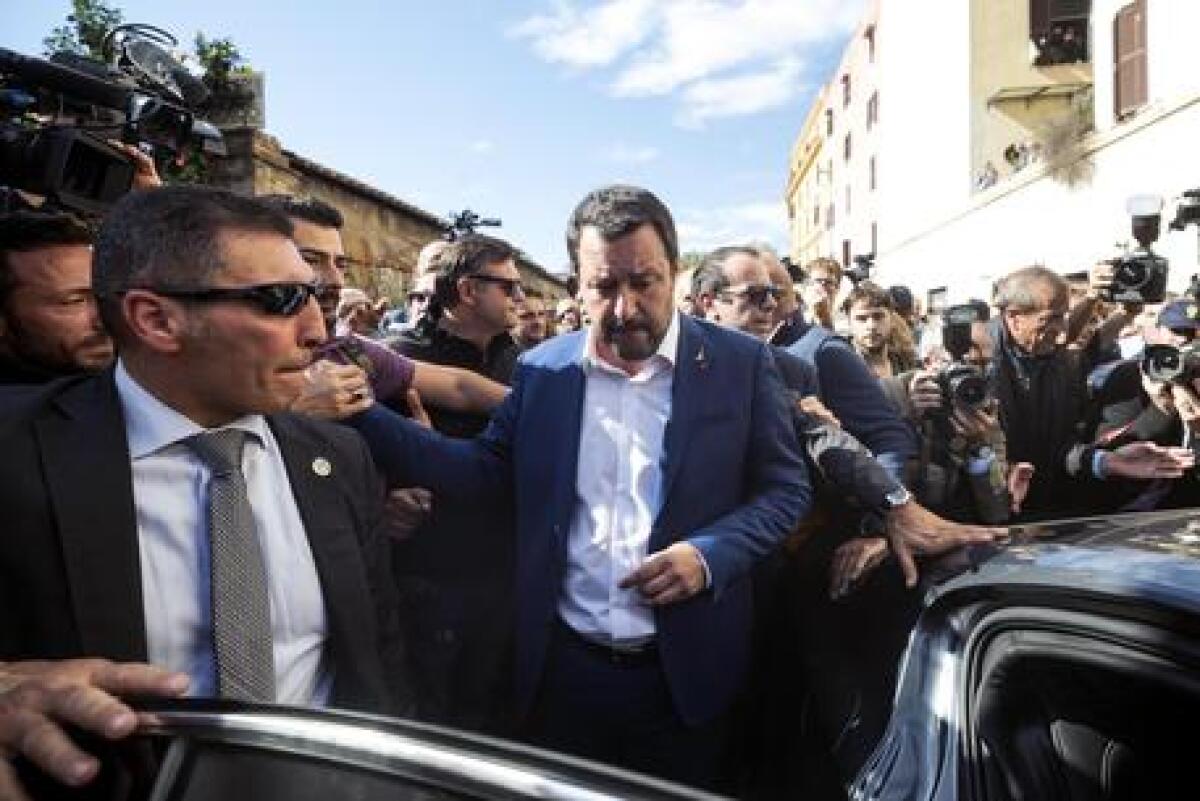 Disastro per il maltempo a Terracina: il vicepremier Matteo Salvini questa domenica in città. - 