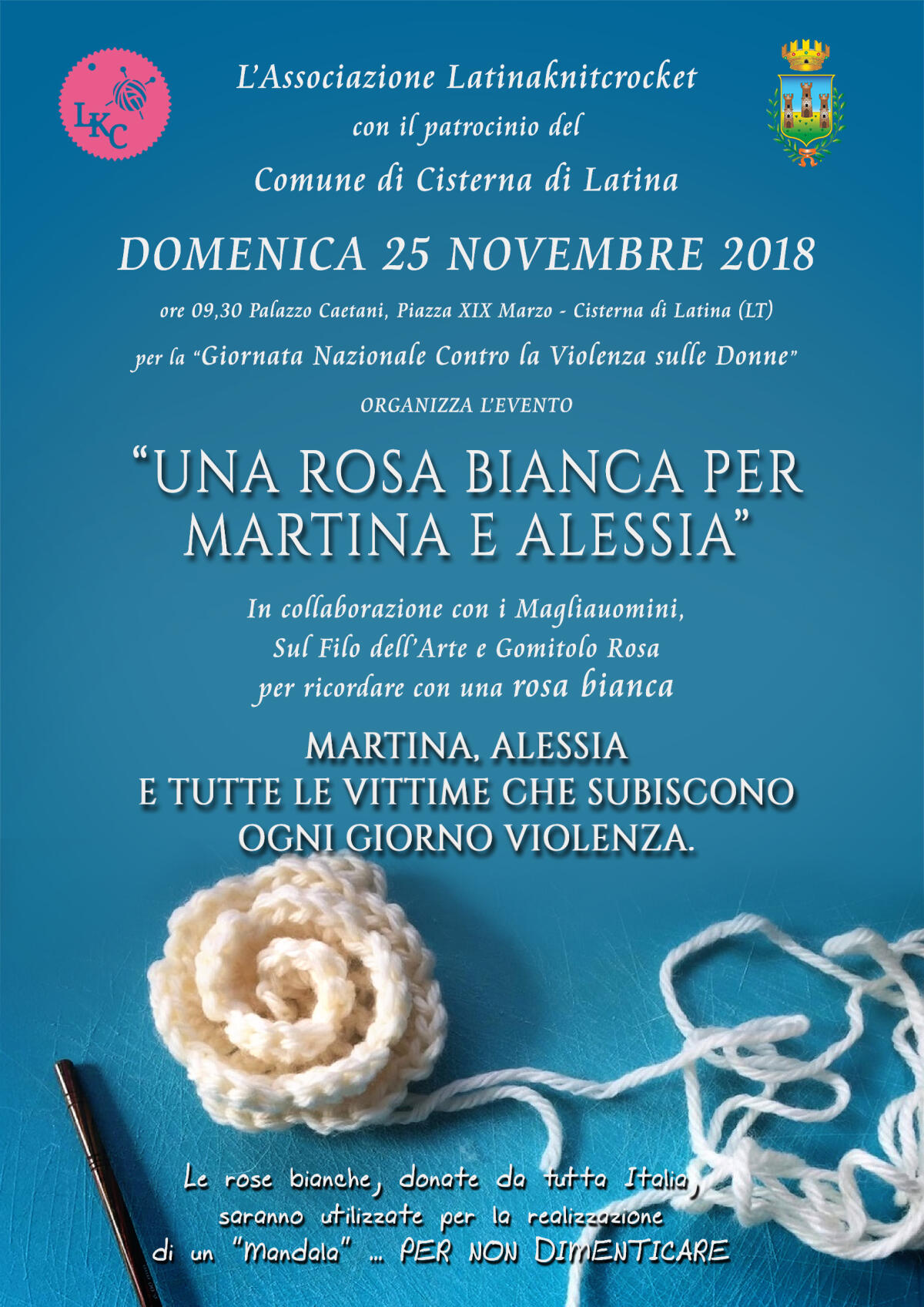 No alla violenza sulle donne, a Cisterna una giornata dedicata ad Alessia, Martina e Desirèe - 