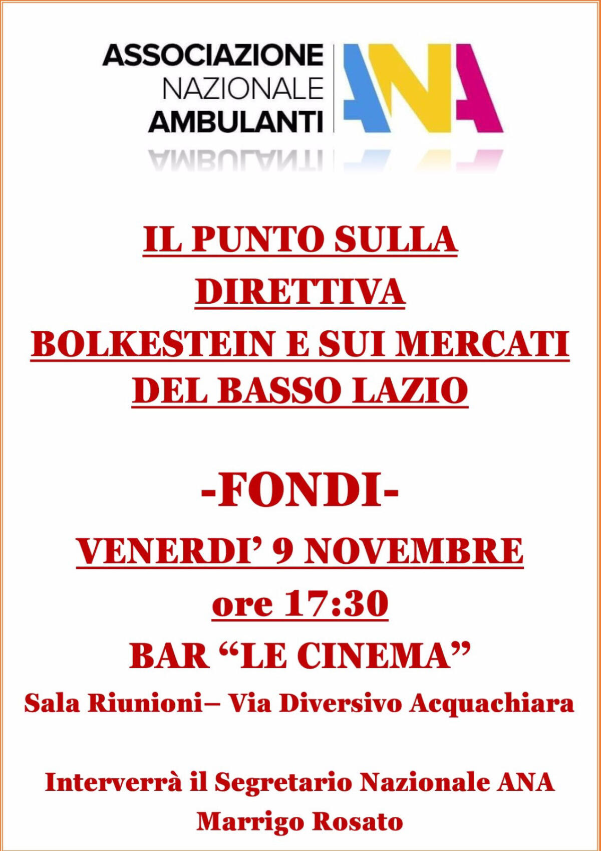 Incontro dell’A.n.a. questa sera a Fondi per verificare i danni della tromba d’aria nel basso Lazio. - 