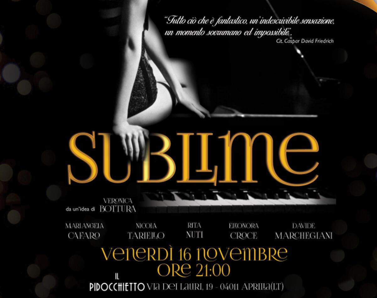 Ad Aprilia lo spettacolo "Sublime" tra moda e cinema - 
