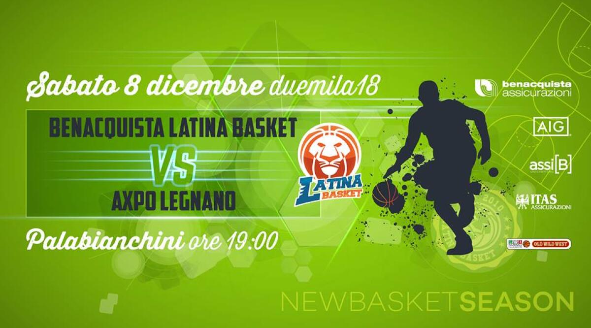 Basket serie A2 maschile: stasera al Palabianchini il Latina sfida Legnano. - 