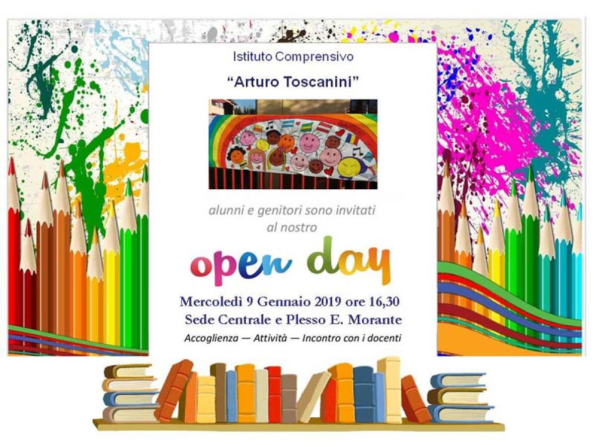 “Open Day”oggi pomeriggio all’Istituto Comprensivo “Arturo Toscanini” di Aprilia. - 