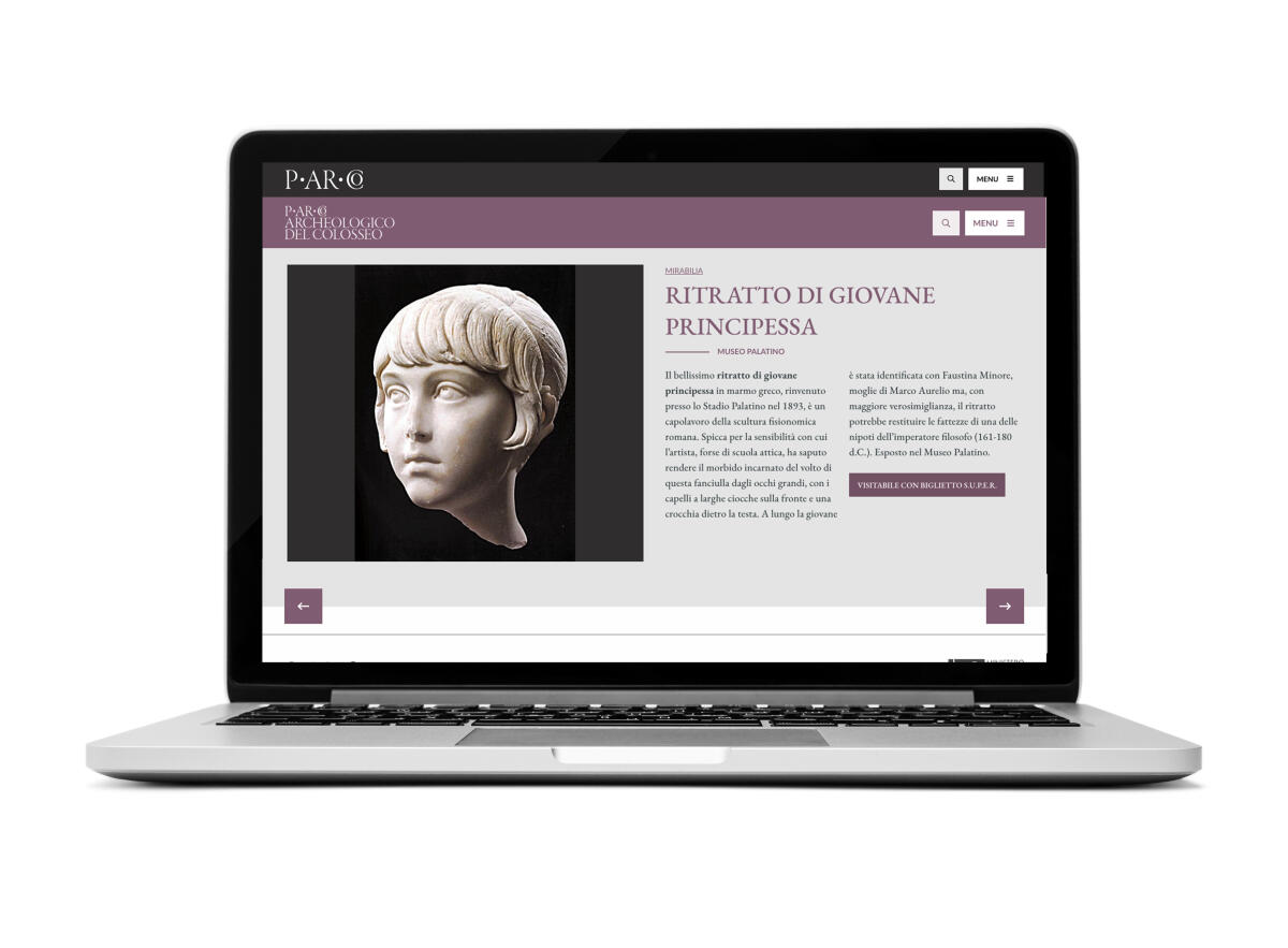 Altro prestigioso incarico per l’agenzia “Amaranto” di Aprilia: firma il nuovo sito del Parco archeologico del Colosseo. - 