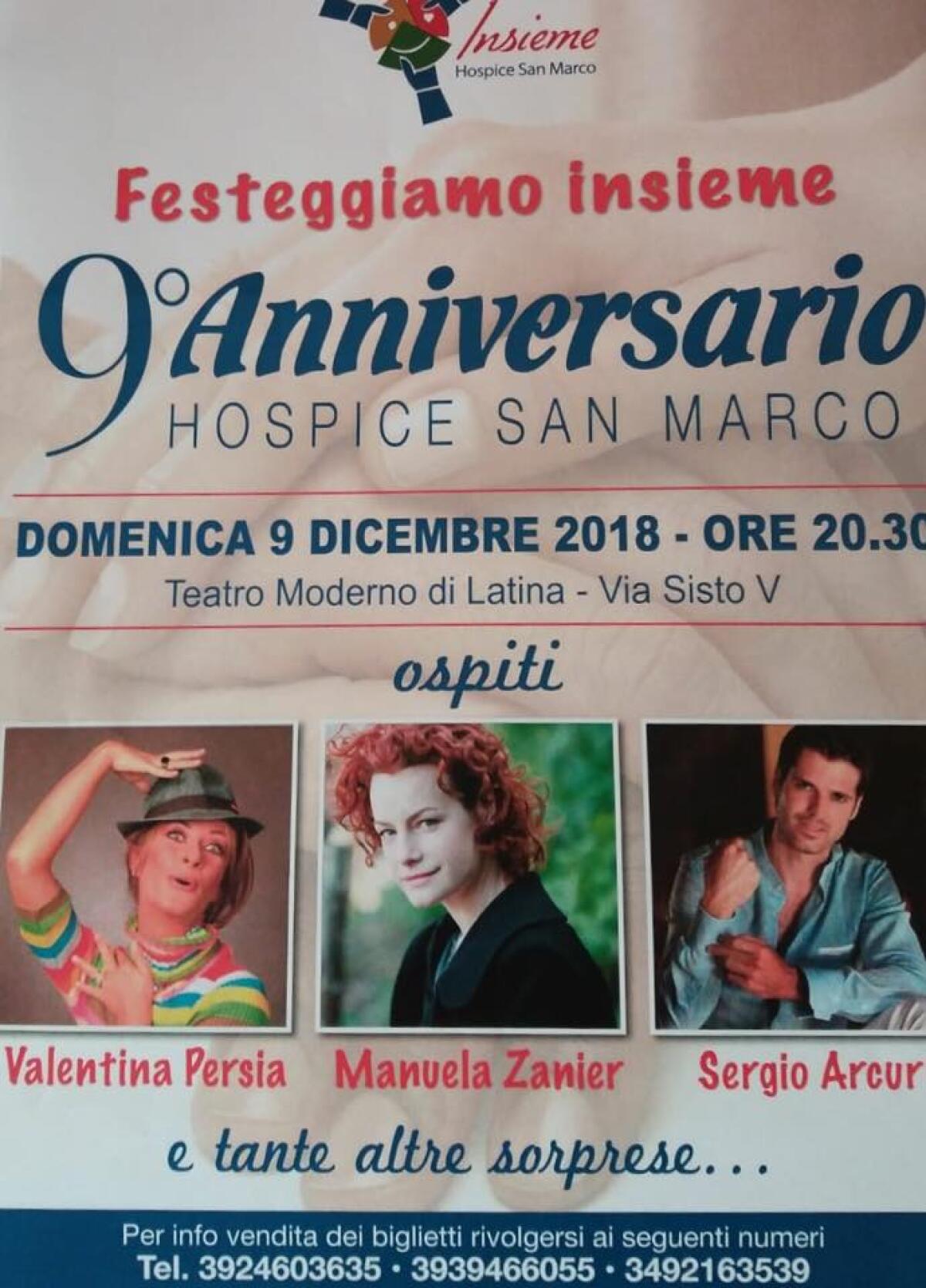 L'Hospice San Marco di Latina festeggia il suo anniversario - 