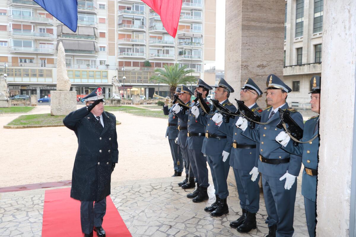 A Latina la visita del comandante Regionale della Finanza - 