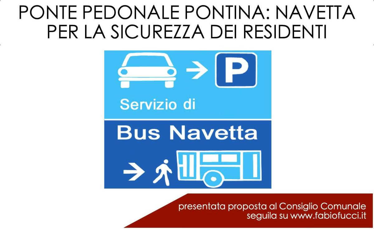 Ponte pedonale chiuso sulla Pontina a Pomezia, "Attivare navetta gratuita" - 